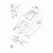 Схема узла: Боковая крышка Yamaha YZF-R1 R1