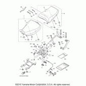 Схема вузла: Сидіння Yamaha FJ09 FJ-09