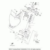 Схема узла: Рулевой механизм Yamaha TTR230 TT-R230