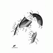 Схема узла: Крыло Yamaha XP530 T-MAX DX