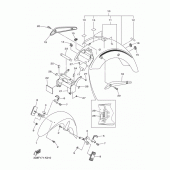Схема вузла: Крило Yamaha XVS1300 V-Star Classic