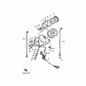 Схема узла: Панель приборов Yamaha SRX250