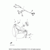 Схема вузла: Фара Yamaha FZ1 FZ1