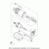 Схема вузла: Електричний стартер Yamaha YZF600R Thundercat