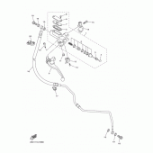 Схема вузла: Front master cylinder 2 Yamaha VMX17 V-MAX