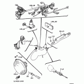 Схема узла: Опция (ELECTRICAL) Yamaha XV1100 Virago