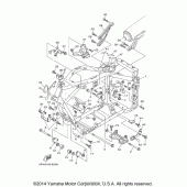 Схема узла: Рама Yamaha XV1700 Road Star Midnight Warrior