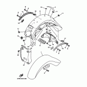 Схема узла: Крыло Yamaha XV1700 Road Star Midnight