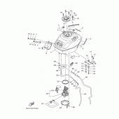 Схема вузла: Паливний бак Yamaha MTN320 MT-03 (ABS)