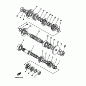 Схема узла: Трансмиссия Yamaha WR250 WR250Z