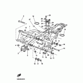 Схема узла: Рама Yamaha BT1100 Bulldog