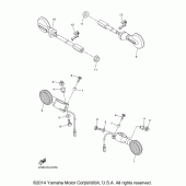 Схема вузла: Поворотники Yamaha XVS1300 Stryker
