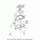 Схема вузла: Впускна система (2) Yamaha XV1900 Stratoliner S
