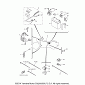 Схема вузла: Електроустаткування (2) Yamaha XV1900 Stratoliner Deluxe