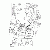 Схема узла: Электрооборудование 2 Yamaha FZ1 FZ1 FAZER (S-TYPE ABS)