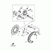 Схема узла: Передний тормоз Yamaha DT125 DT125R