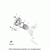 Схема узла: Масляный фильтр Yamaha XV250 V-Star