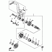 Схема узла: Привод стартера Yamaha YZ426F