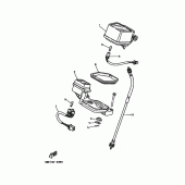 Схема узла: Панель приборов Yamaha XT225 XT225