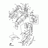 Схема узла: Крыло Yamaha FZS600 FAZER