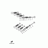 Схема вузла: Клапан Yamaha XP500 T-MAX 530