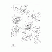Схема узла: Подножки и Подставка Yamaha XV1900 Stratoliner S