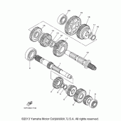 Схема вузла: Трансмісія Yamaha XVS650 V-Star Classic