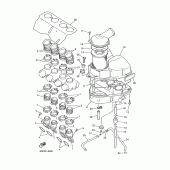 Схема узла: Впускная система Yamaha XJ600 Diversion (Naked)