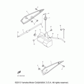 Схема вузла: Бічна кришка Yamaha FZ1 FZ1