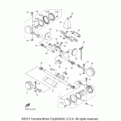 Схема узла: Поворотники Yamaha XVS1100 V-Star Classic