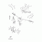 Схема вузла: Кермо та Тросики Yamaha YP250 X-MAX