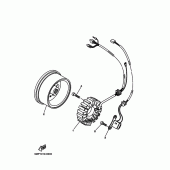 Схема вузла: Генератор Yamaha XT225 XT225