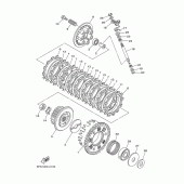 Схема вузла: Зчеплення Yamaha TDM900