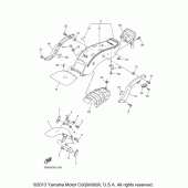 Схема узла: Крыло Yamaha XVS650 V-Star Midnight Custom