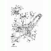 Схема вузла: Рама Yamaha MT07/MTT690 MT-07