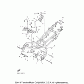 Схема вузла: Рама Yamaha YZF600R Thundercat