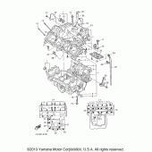 Схема вузла: Картер двигуна Yamaha YZF600R Thundercat