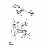 Схема вузла: Фара Yamaha FZ1 FZ1 FAZER (S-TYPE)