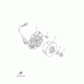 Схема узла: Генератор Yamaha YZ250 YZ250F