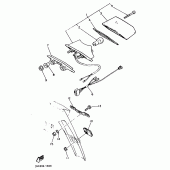 Схема узла: Задний фонарь (Стоп-сигнал) Yamaha XTZ660 Tenere