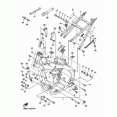 Схема вузла: Рама Yamaha YZ250 YZ250F