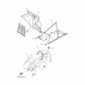 Схема вузла: Крило Yamaha YP400 Majesty