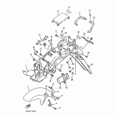 Схема вузла: Крило Yamaha XJ600 Diversion (Naked)