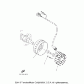Схема вузла: Генератор Yamaha FJ09 FJ-09