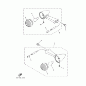 Схема вузла: Поворотники Yamaha XV1900 Midnight Star