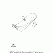 Схема вузла: Сидіння Yamaha XT250 XT250