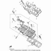 Схема вузла: Головка циліндра Yamaha YZF600R Thundercat