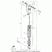 Схема узла: Rear shocks Yamaha WR250 WR250Z