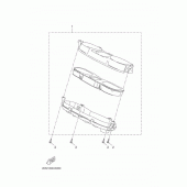 Схема узла: Панель приборов Yamaha YP250 X-MAX