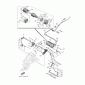 Схема вузла: Middle drive gear 2 Yamaha XV1900 Star Venture